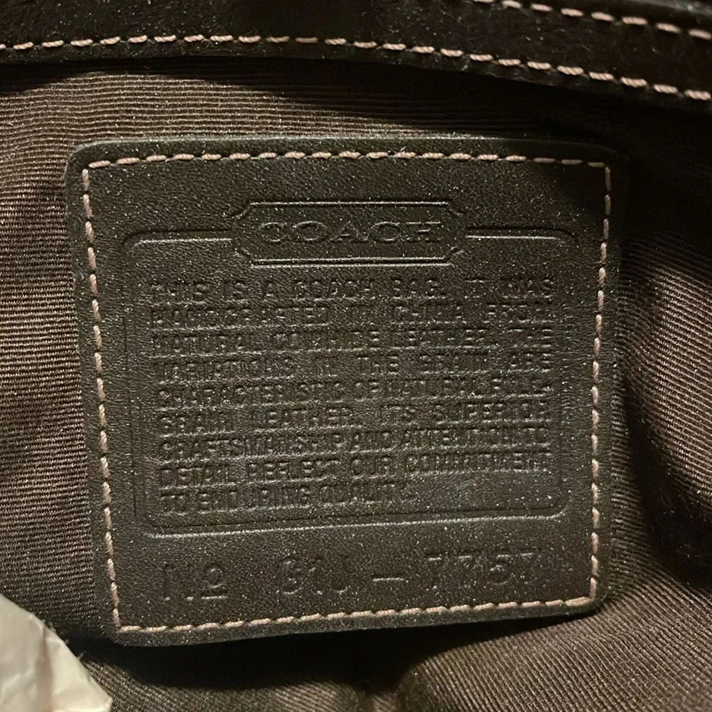 COACH leather RARE vintage Y2K brown Tote bag
